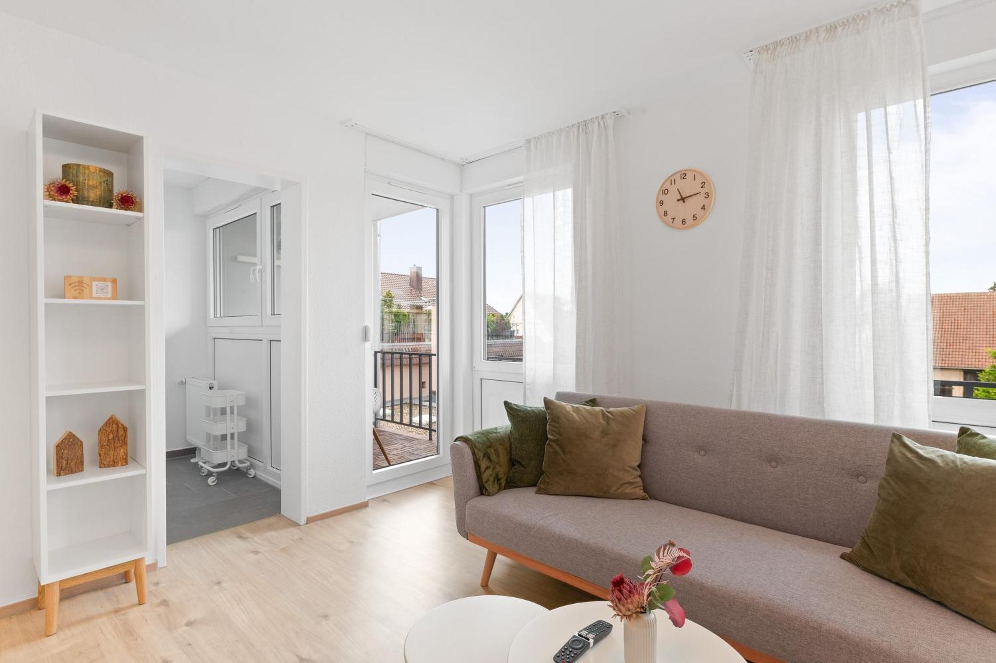 Wohlfuehl-Apartment I Zentral I Balkon I Kueche Fellbach Eksteriør bilde